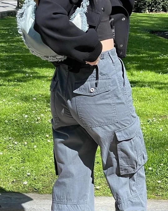 Eaksone - Adjustable Straight Fit Cargo Pants