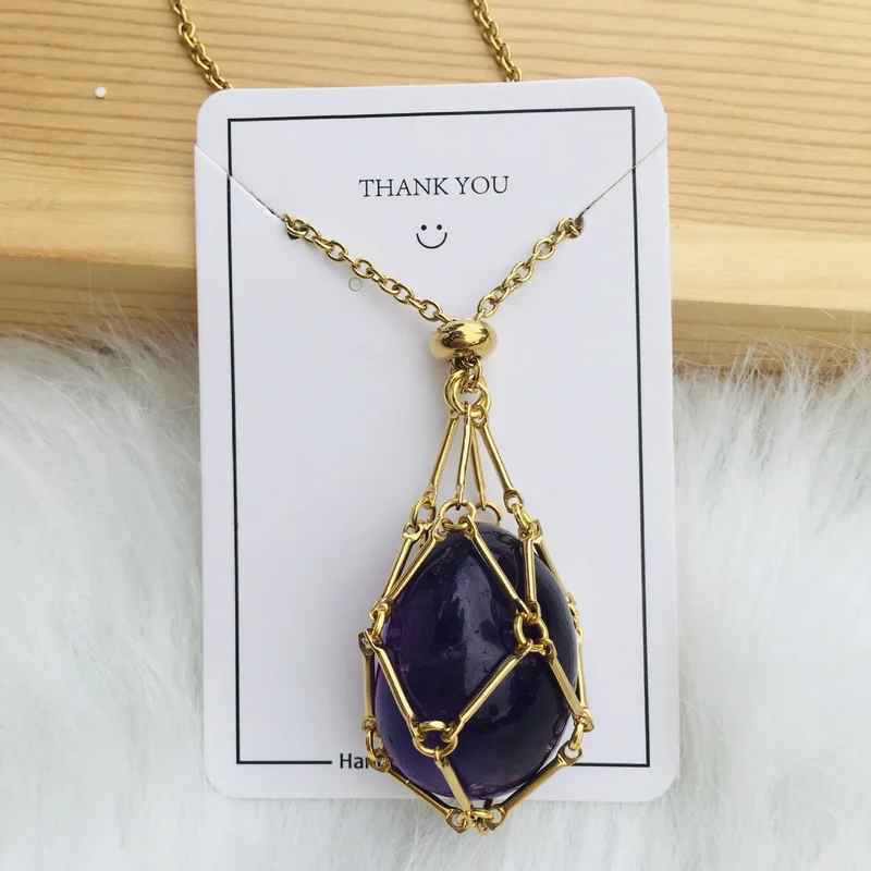 Eaksone - Crystal Gemstone Necklace