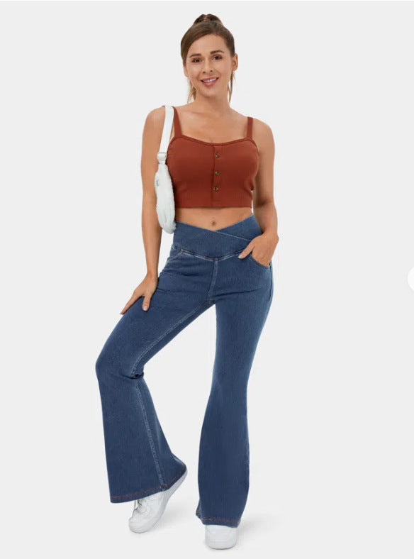 Eaksone - Magic High Waisted Flare Pants