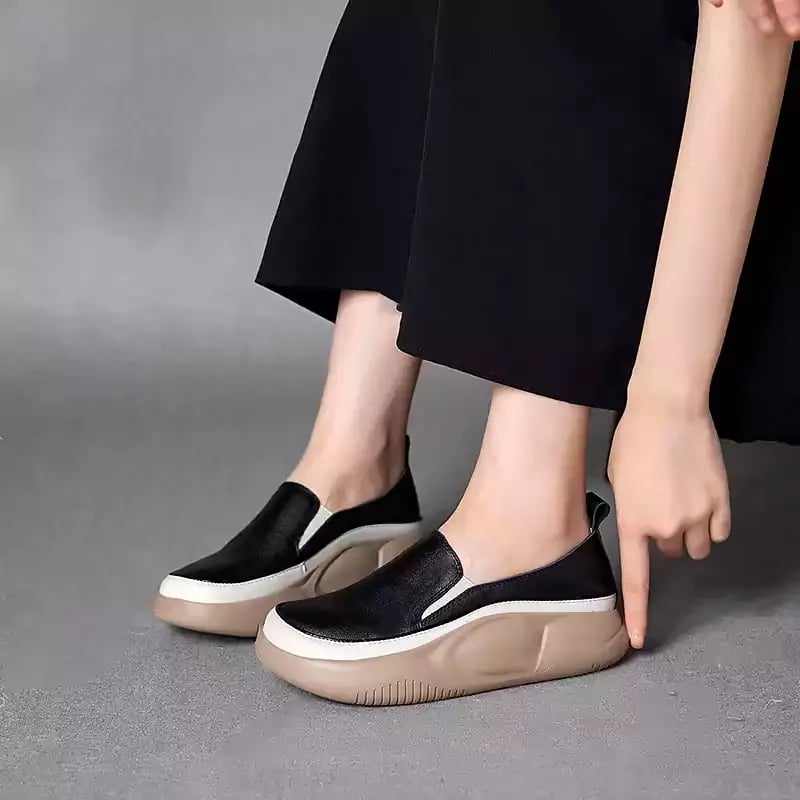 Eaksone - Women Fashion Platform Loafers