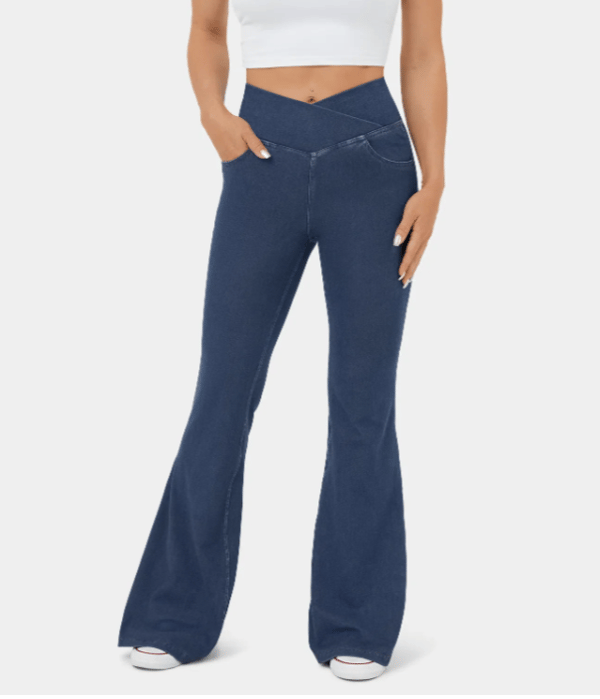 Eaksone - Magic High Waisted Flare Pants