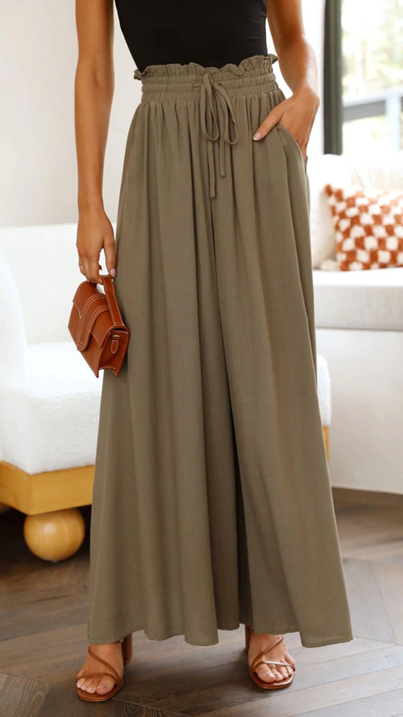 Eaksone - Women's Casual Wide Leg Pants
