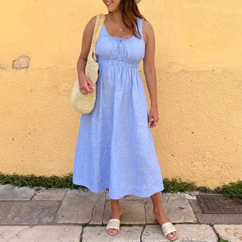 Eaksone - Women's Smocked Dress