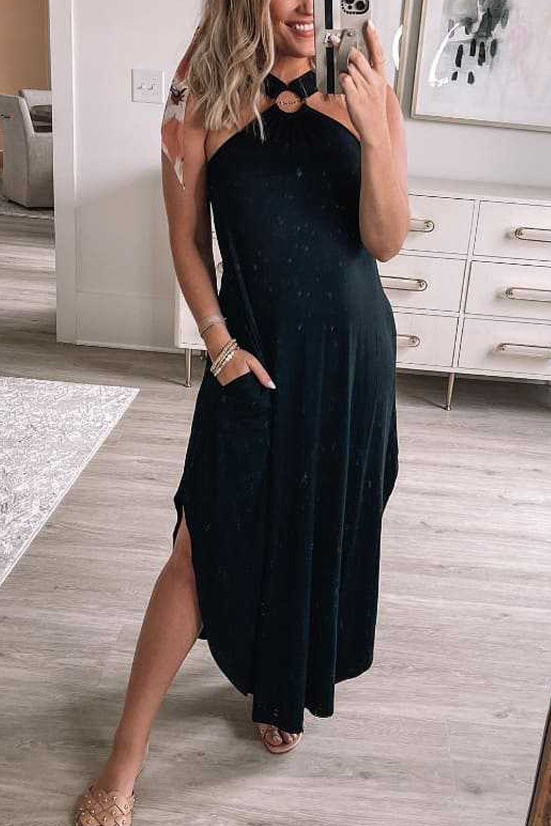 Eaksone - halter maxi dresses