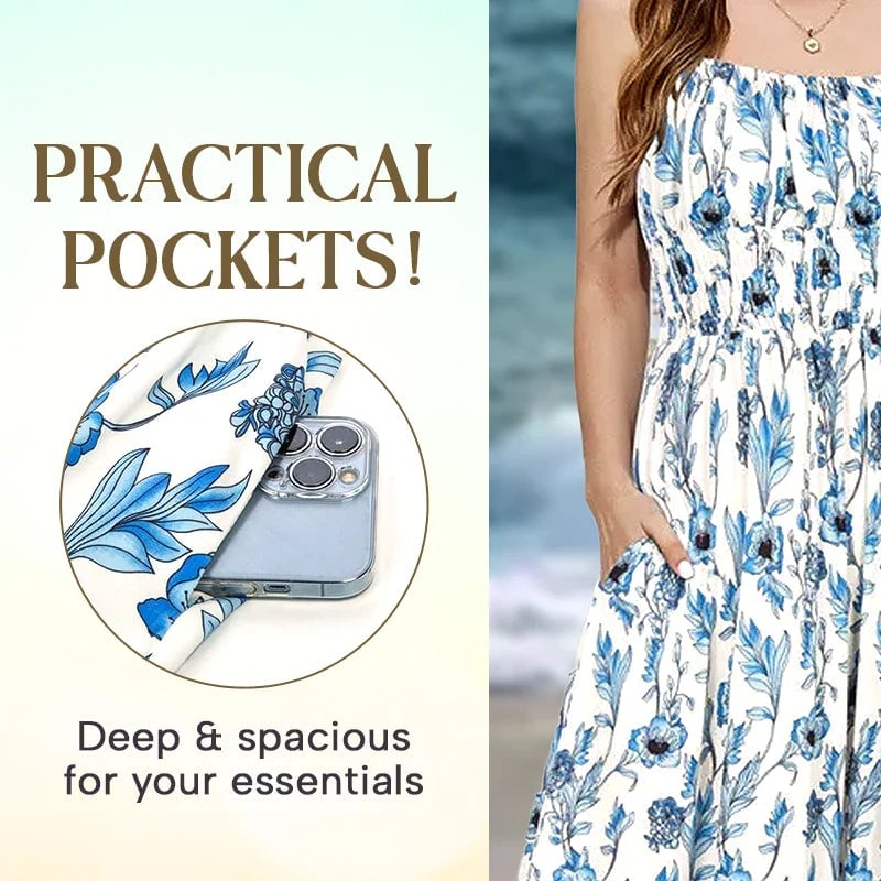 Eaksone - Floral Cami Maxi Dress