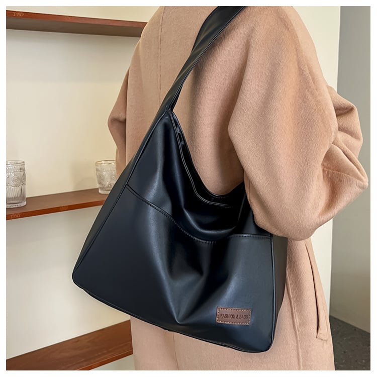 Eaksone - Simple PU leather tote bag