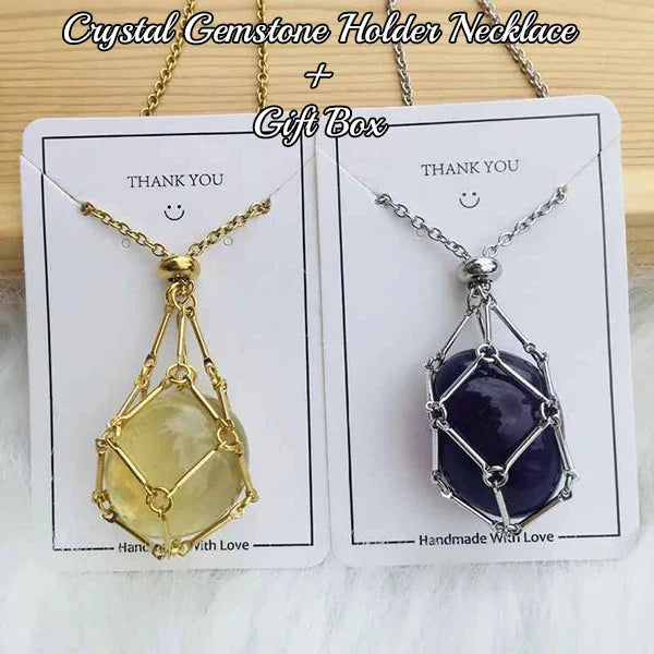 Eaksone - Crystal Gemstone Necklace