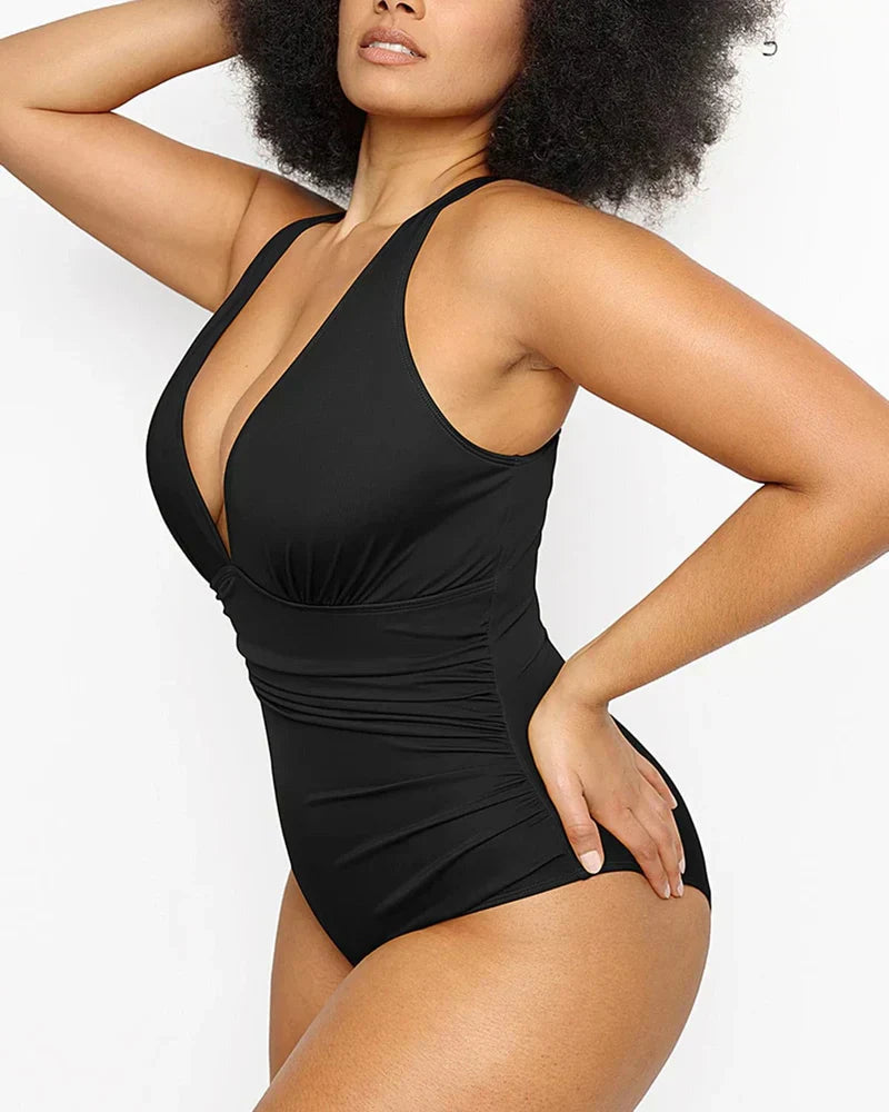Eaksone - v-neck bodycon swimsuits