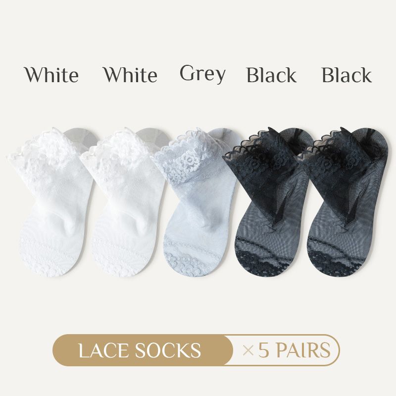 Eaksone - Summer Anti-slip Breathable Lace Socks