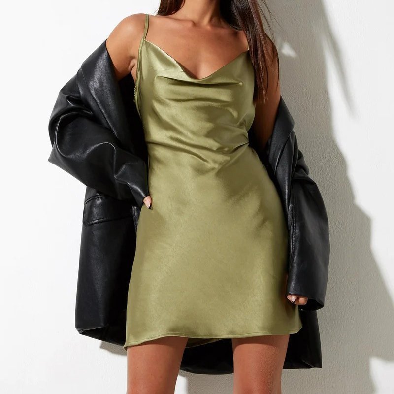 Eaksone - satin slip dress