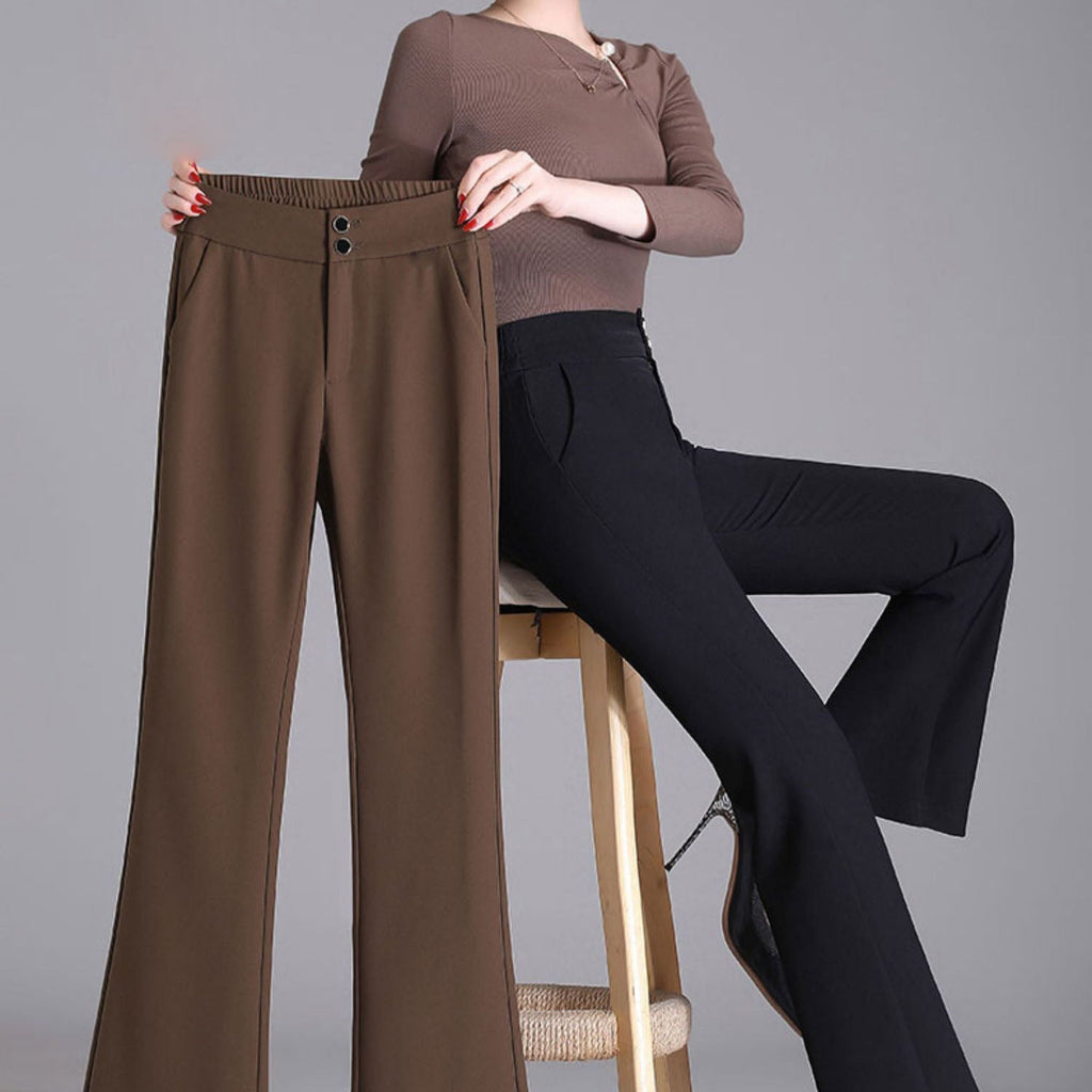 Eaksone - Women’s Fashion Elegant Flare Trousers