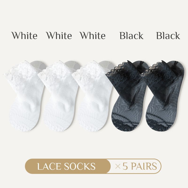 Eaksone - Summer Anti-slip Breathable Lace Socks