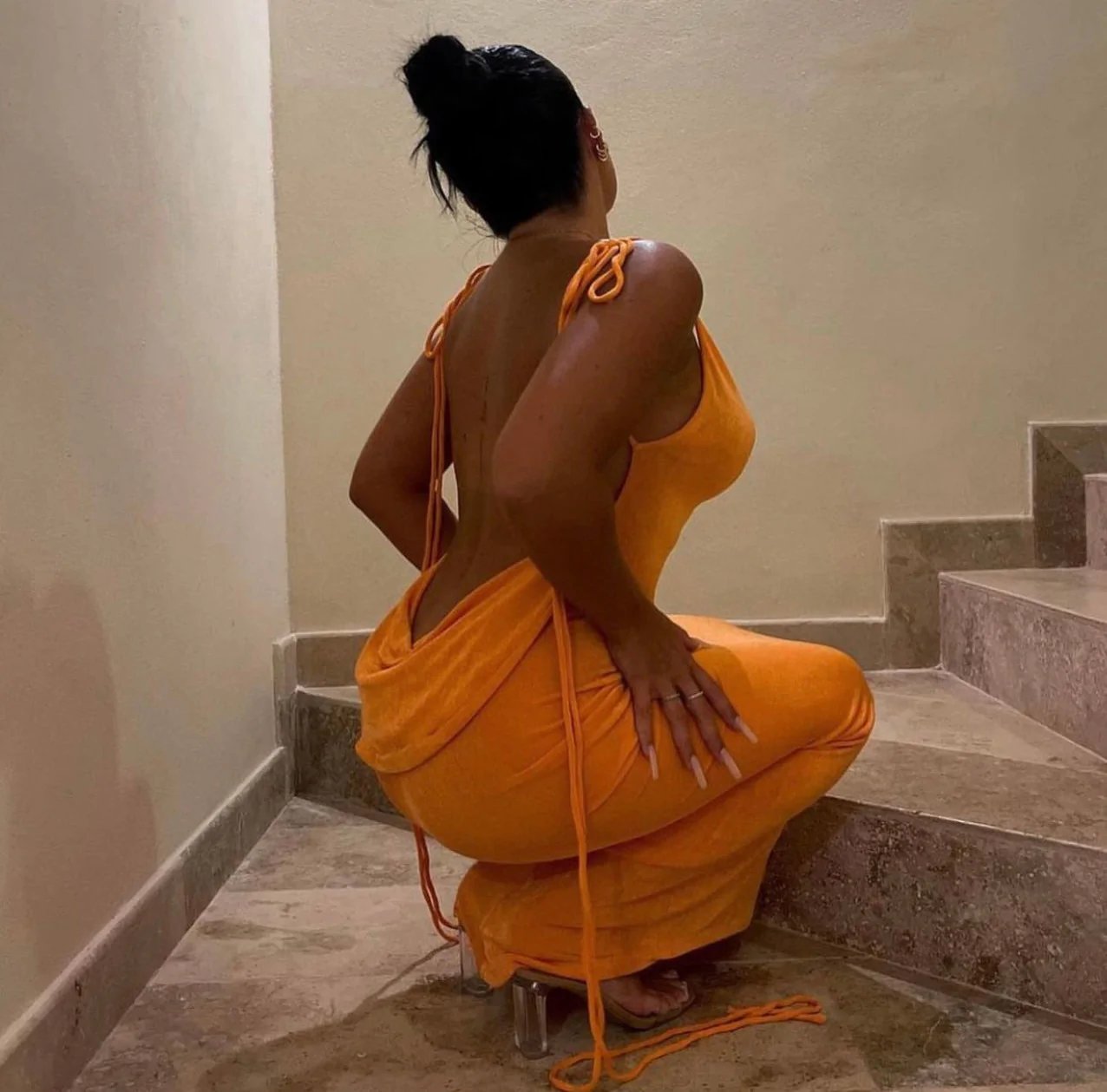Eaksone - Serenity Backless Maxi Dress