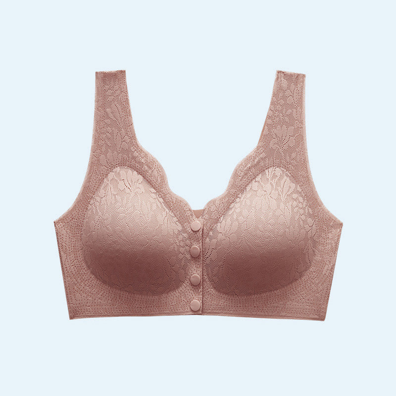 Eaksone - Front Buckle Sleep Bra For Older Women