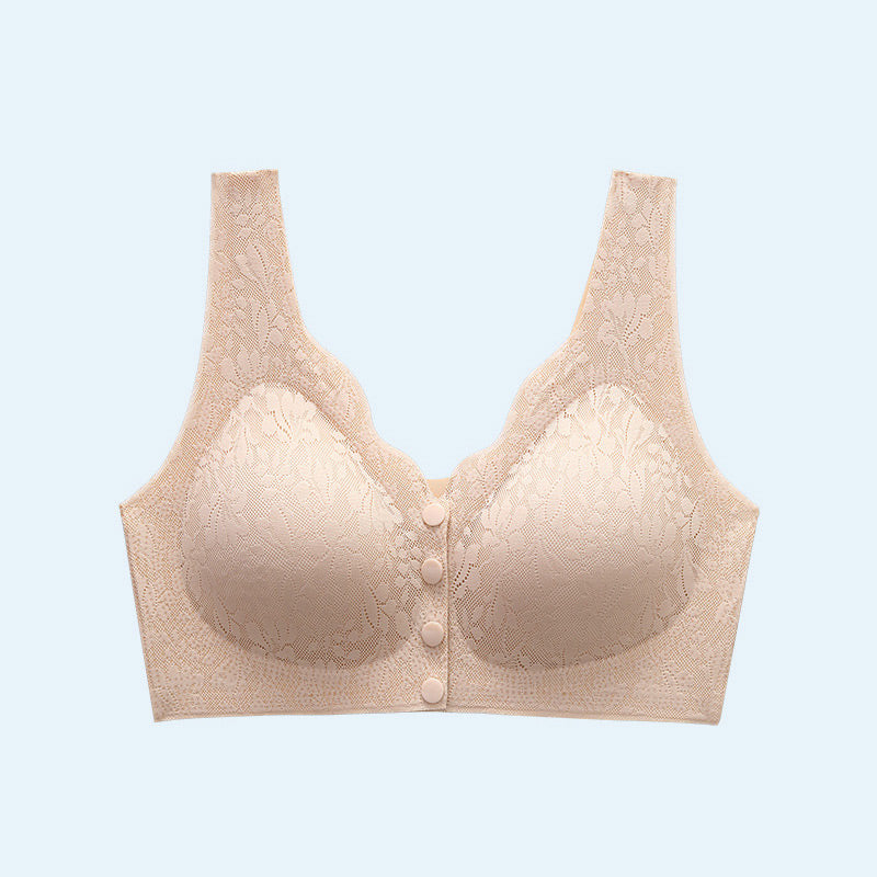 Eaksone - Front Buckle Sleep Bra For Older Women
