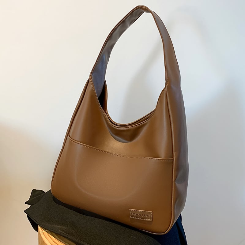 Eaksone - Simple PU leather tote bag