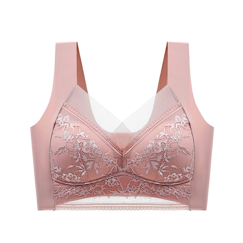 Eaksone - Women’s Lace Ice Silk Bra