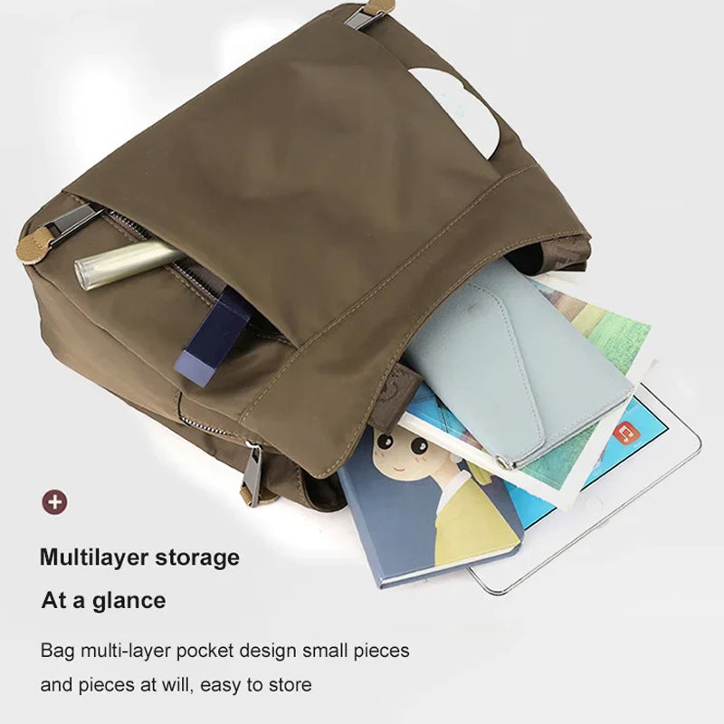 Eaksone - Large Capacity Nylon Crossbody Bag