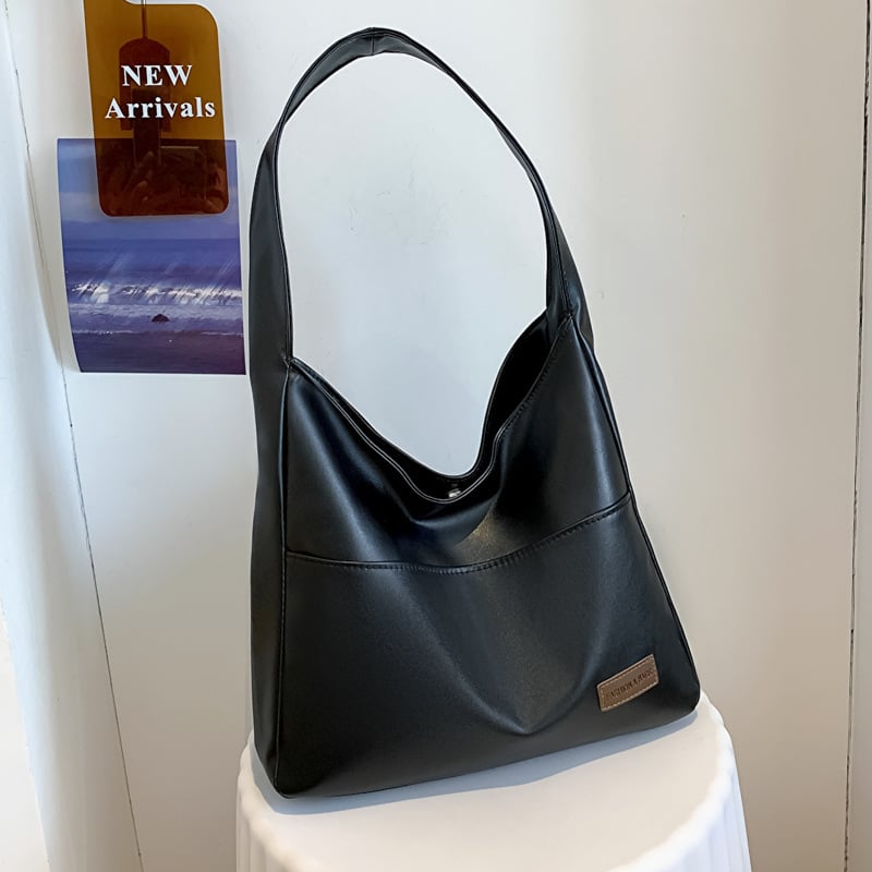 Eaksone - Simple PU leather tote bag