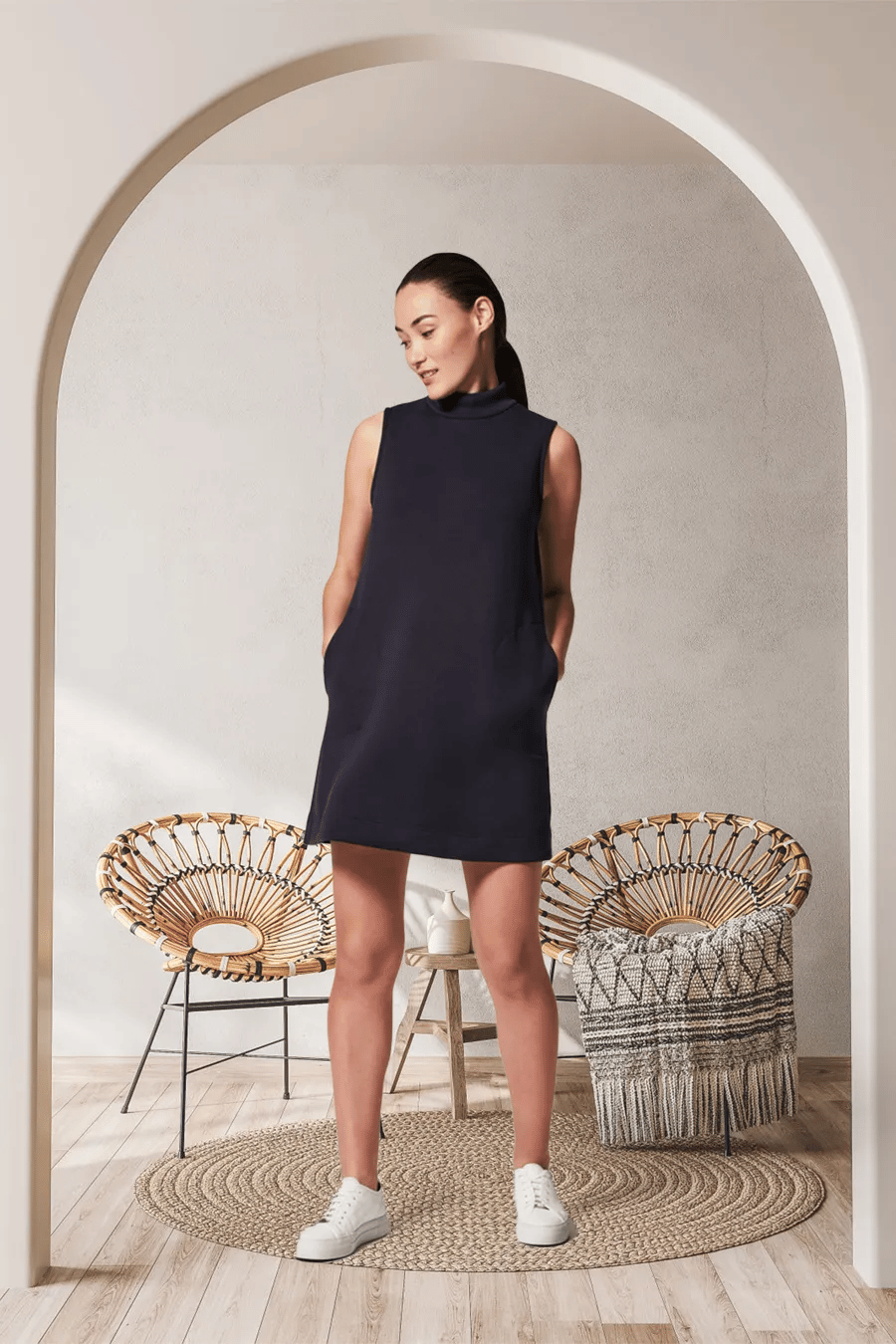 Eaksone - New Ladies Comfortable Breathable Sleeveless Dress