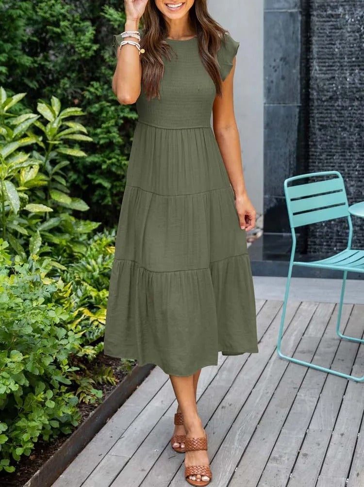 Eaksone - Comfortable summer maxi skirt