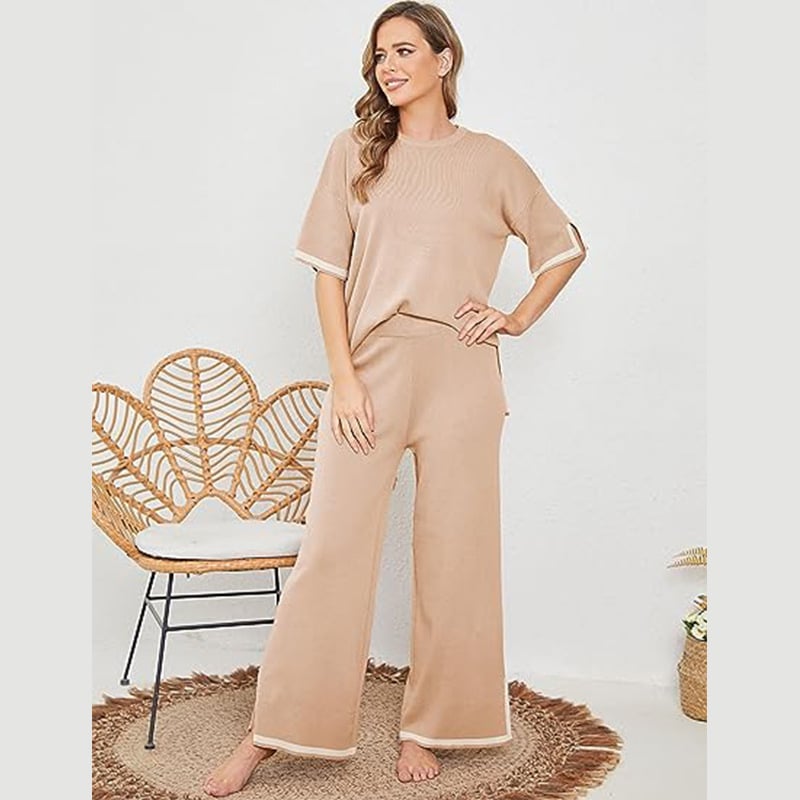 Eaksone - Classy Elastic Knit Lounge Set