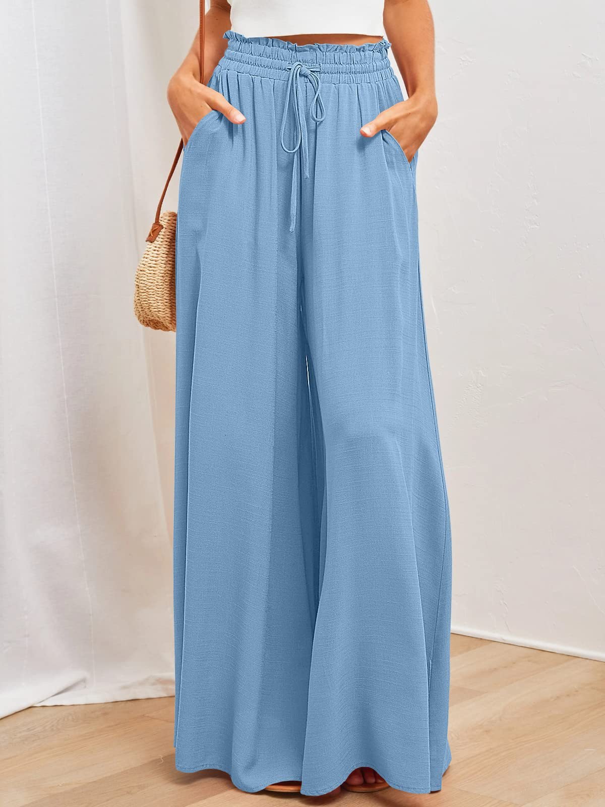 Eaksone - Women's Casual Wide Leg Pants