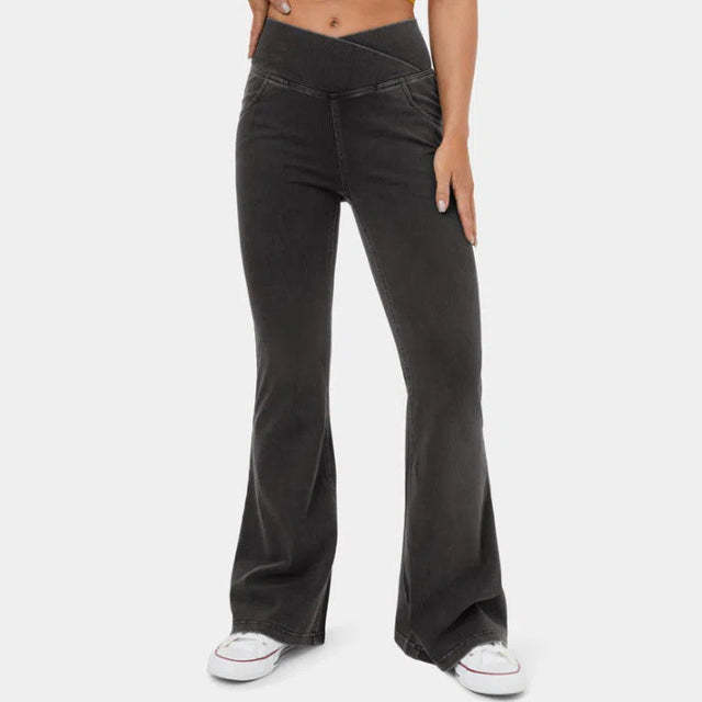 Eaksone - Magic High Waisted Flare Pants