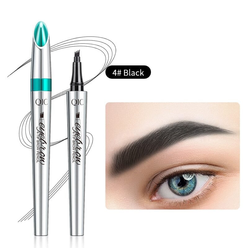 Eaksone - 3D Waterproof 4 Fork Tip Eyebrow Pencil