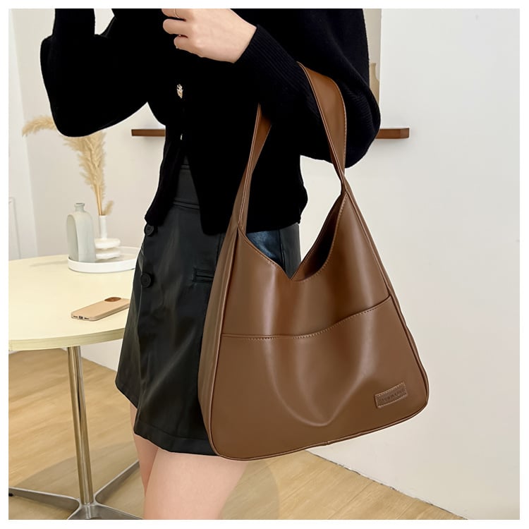 Eaksone - Simple PU leather tote bag