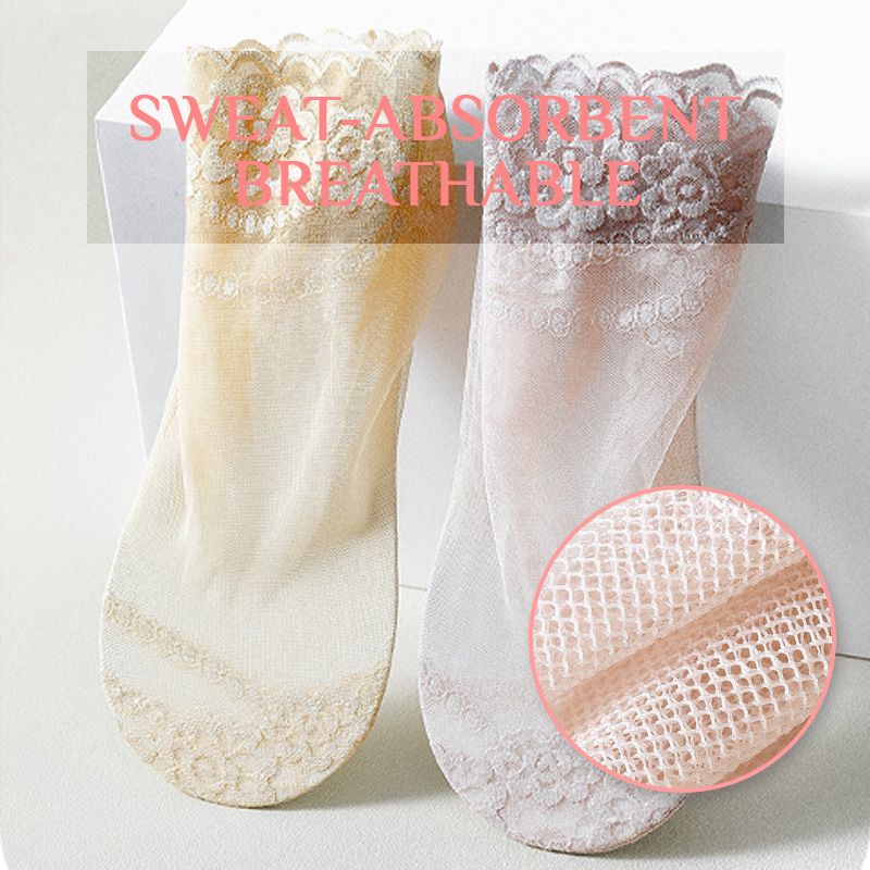 Eaksone - Summer Anti-slip Breathable Lace Socks