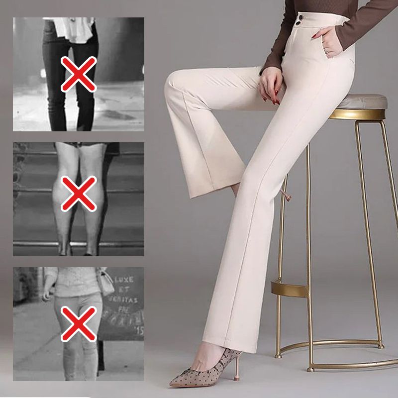 Eaksone - Women’s Fashion Elegant Flare Trousers