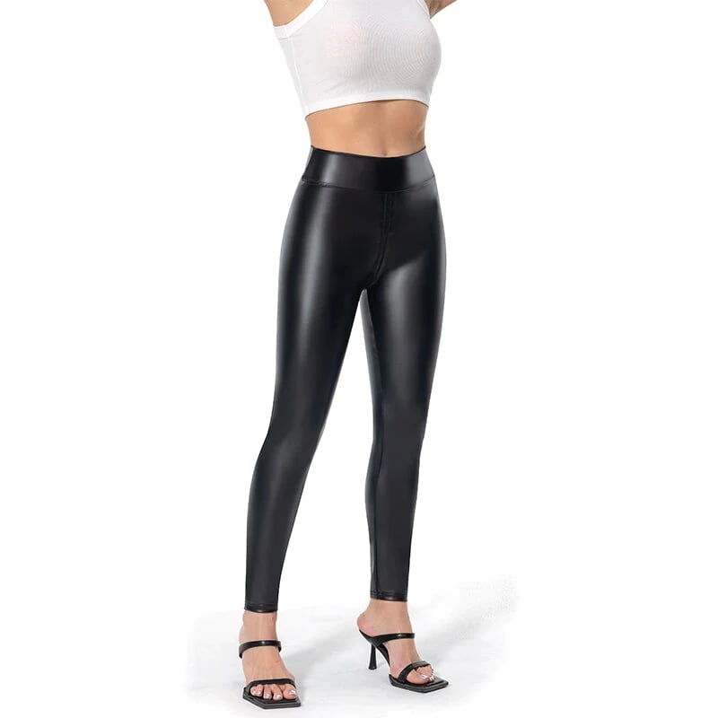 Eaksone - Matte Leather Trousers