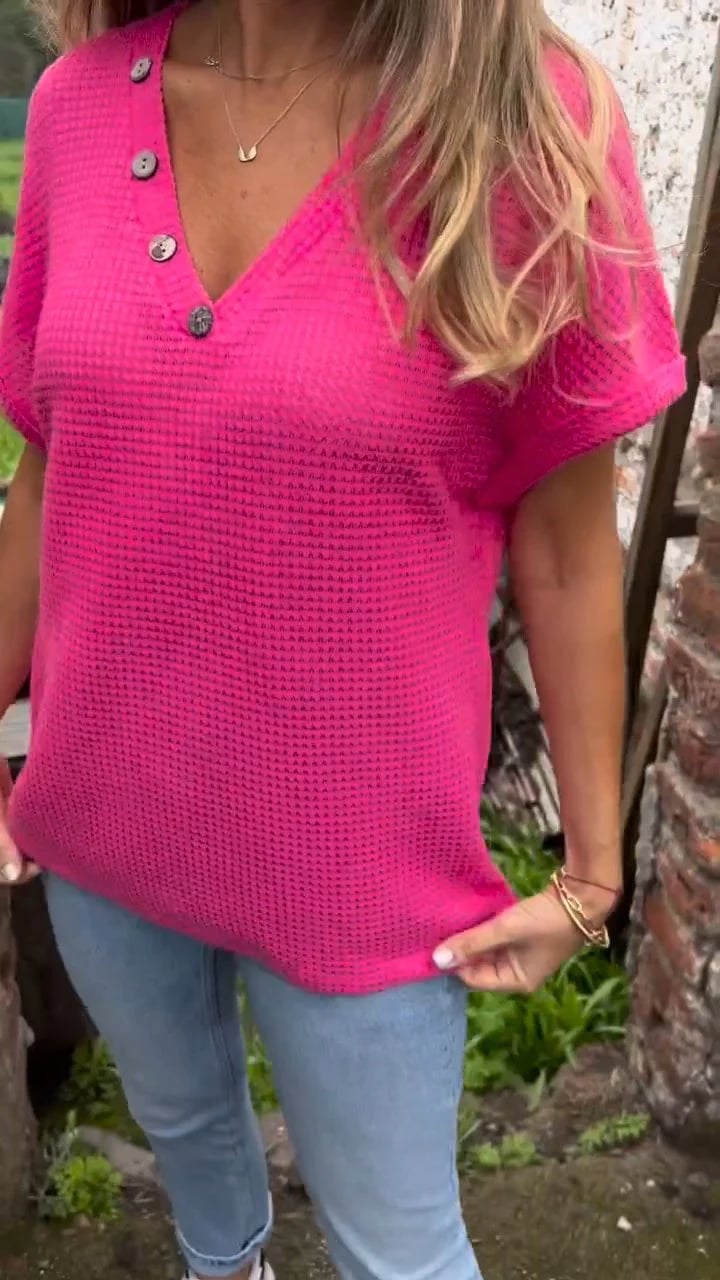 Eaksone - waffle summer t shirt