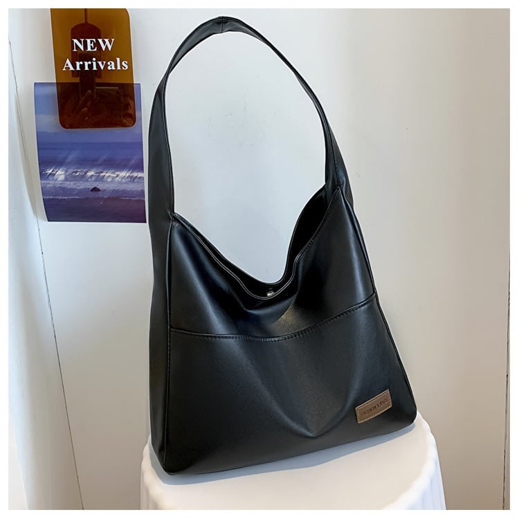 Eaksone - Simple PU leather tote bag