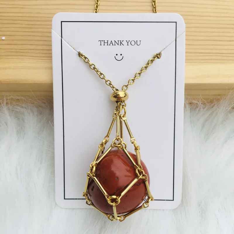 Eaksone - Crystal Gemstone Necklace