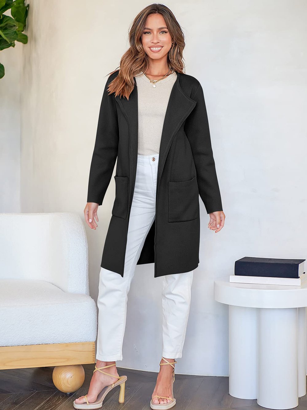 Eaksone - New Style Lapel Classy Coatigan