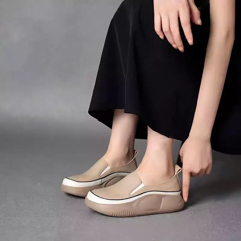 Eaksone - Women Fashion Platform Loafers