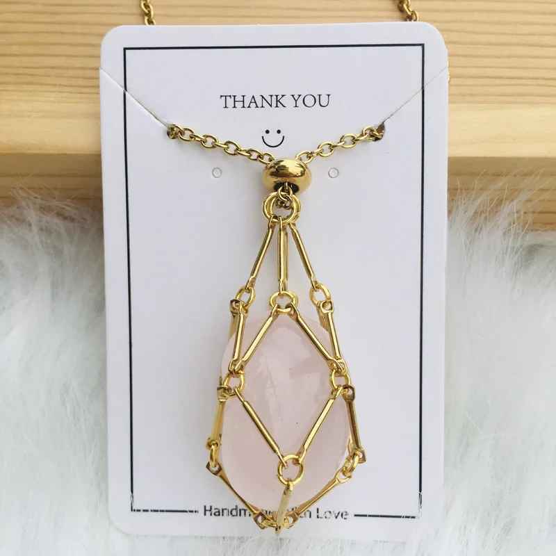 Eaksone - Crystal Gemstone Necklace