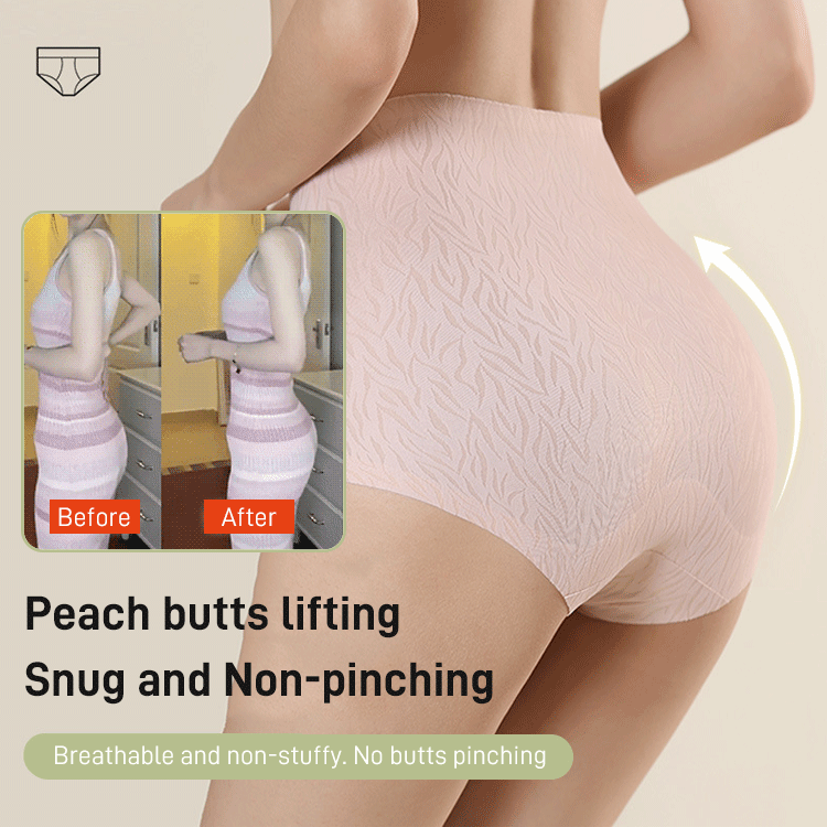 Eaksone - Fresh Seamless High Waist Butt Lift Panties