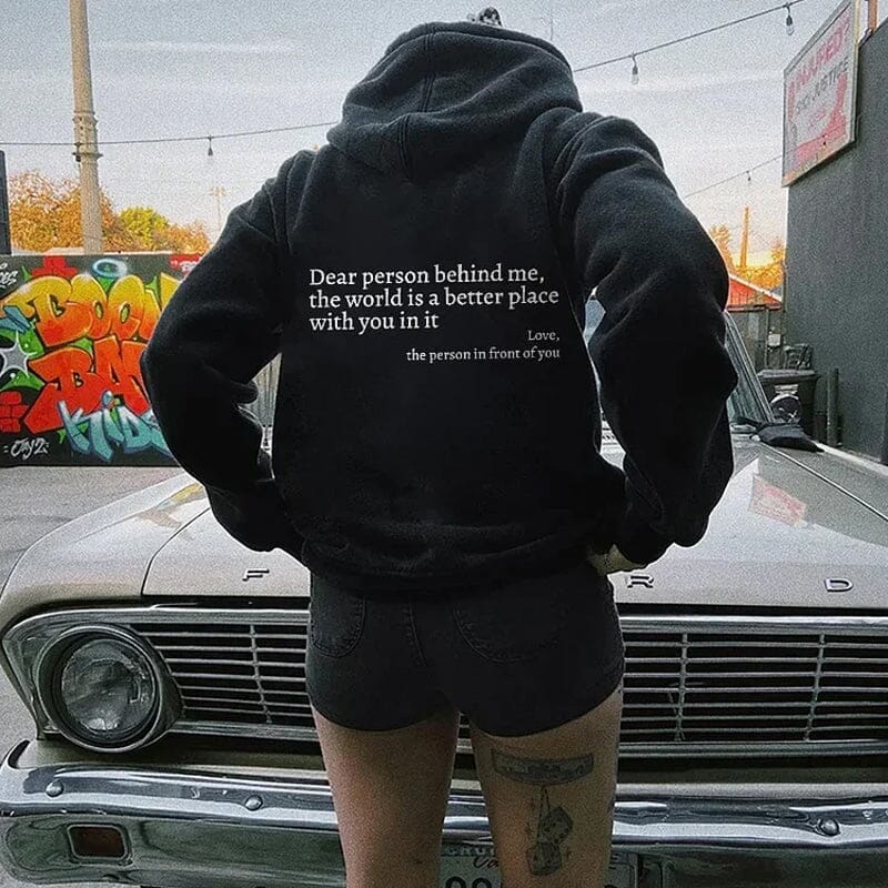 Eaksone - 'Dear Person Behind Me' Sweatshirt
