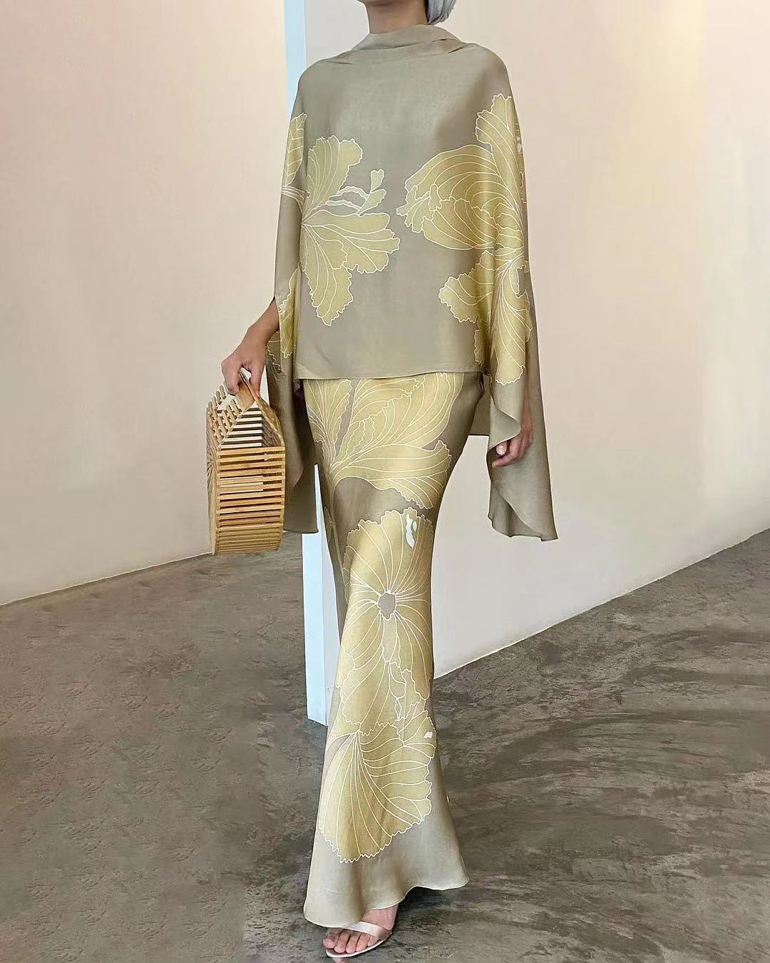 Eaksone - Stylish Printed Loose Suit