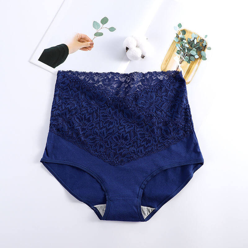 Eaksone - Ladies high waist cotton lace panties