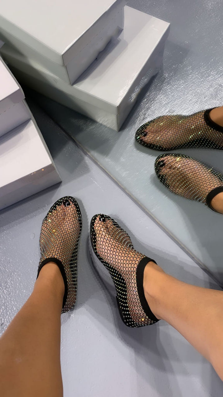 Eaksone - Shiny Stylish Flats