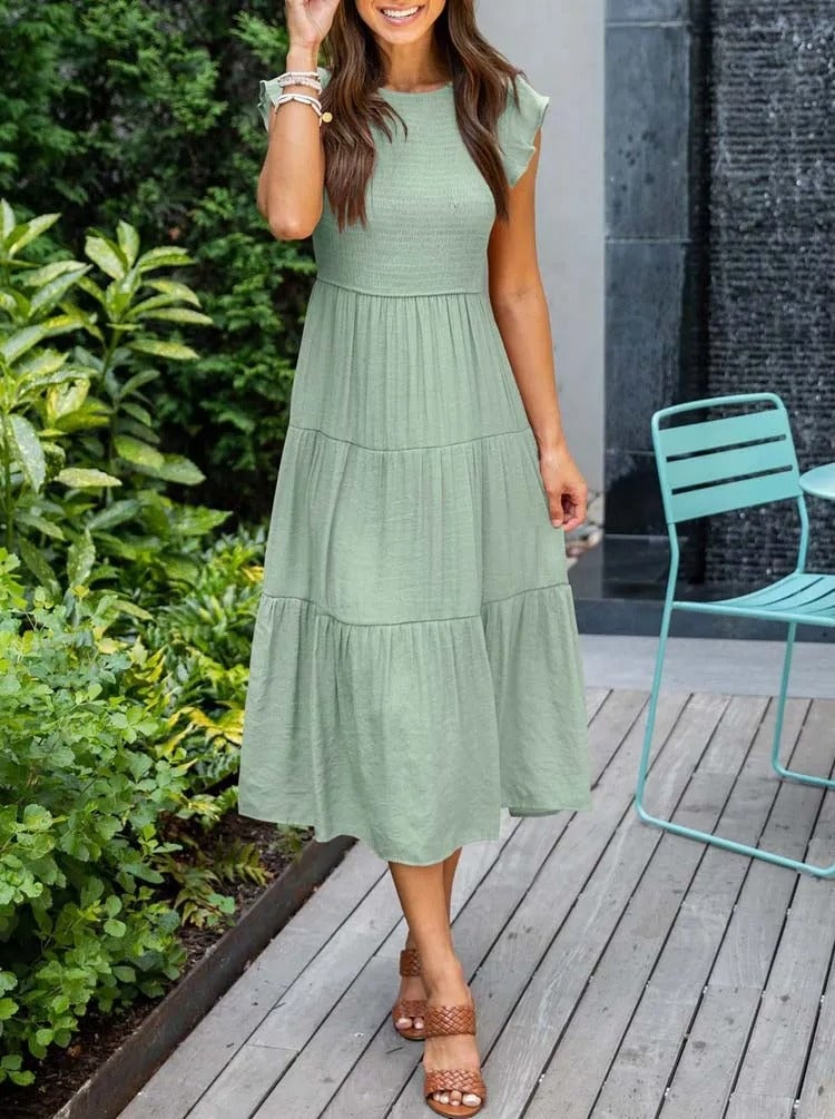 Eaksone - Comfortable summer maxi skirt