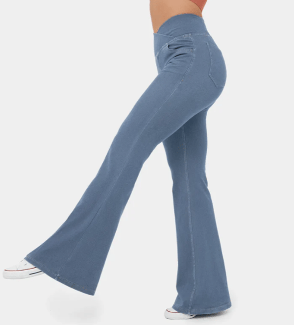Eaksone - Magic High Waisted Flare Pants