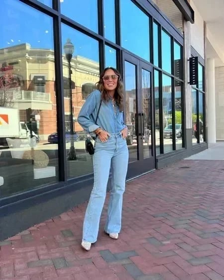 Eaksone - Stretch Flare Jean