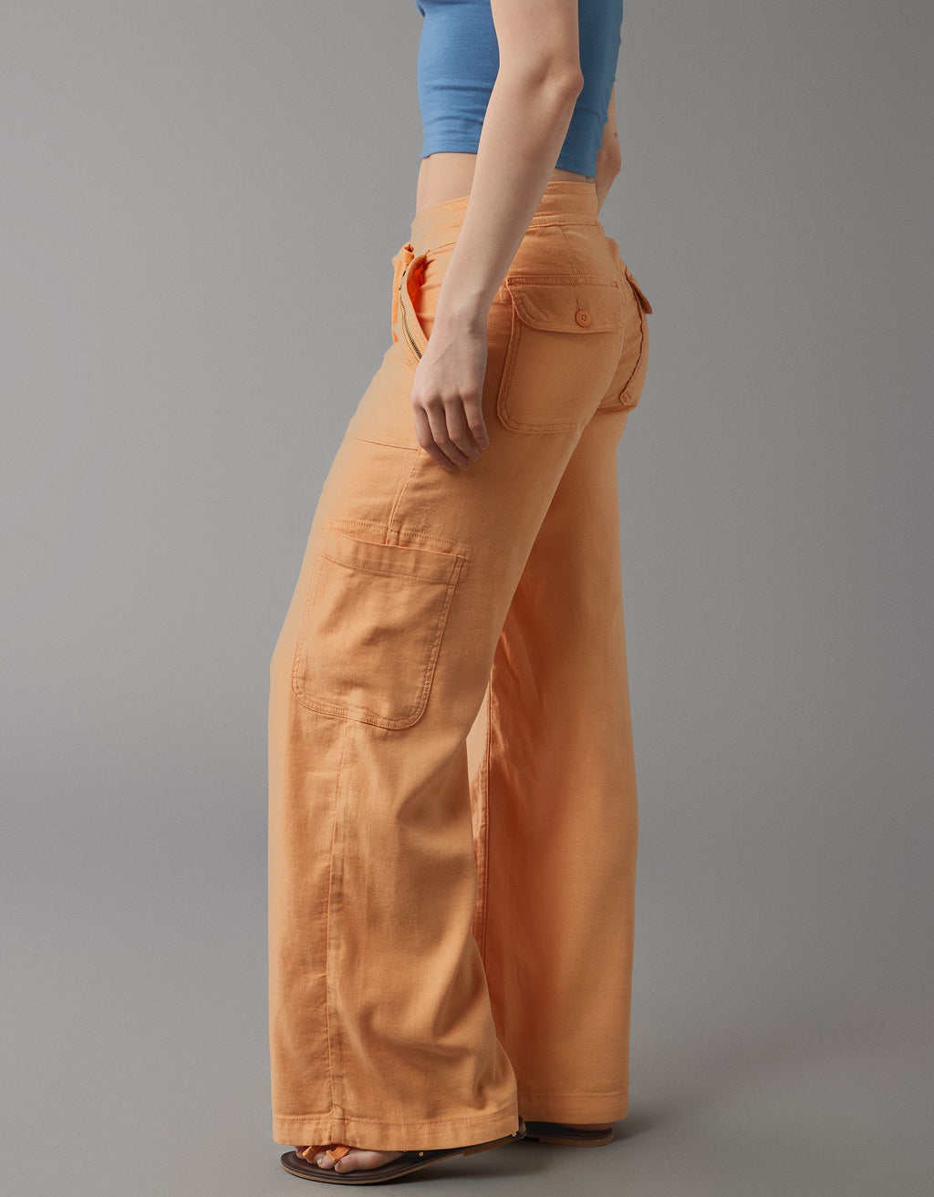 Eaksone - Linen-blend wide-leg overalls