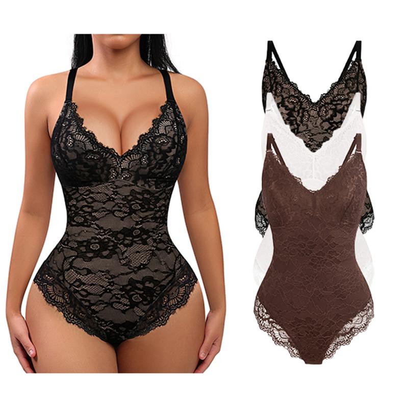 Eaksone - Women's Sexy Lace Bodysuit