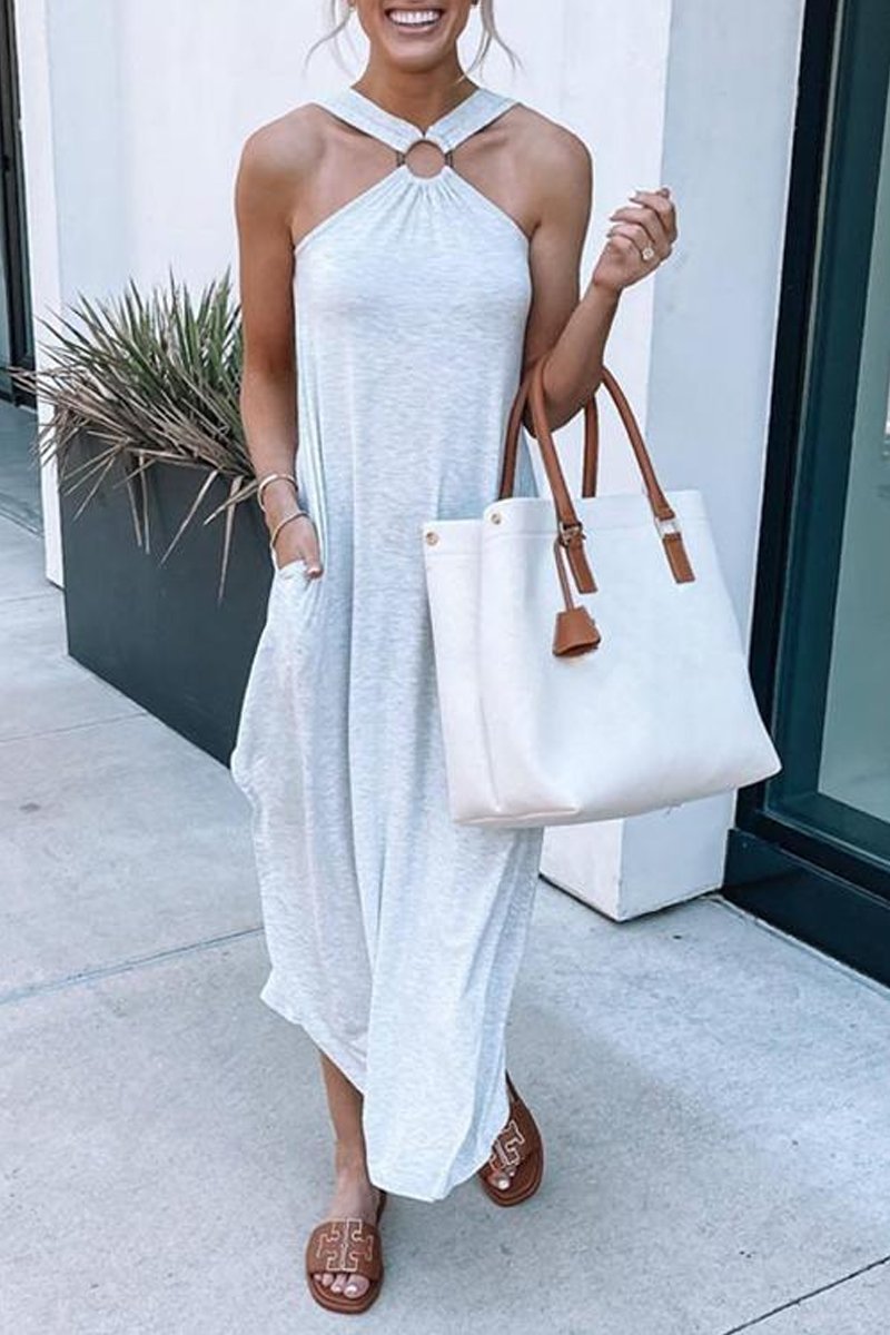 Eaksone - halter maxi dresses